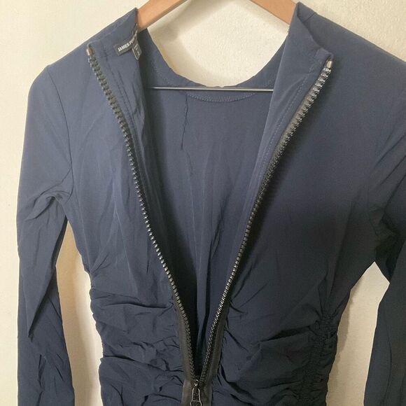 James Perse Ruched Side Fitted Dress - Picture 5 of 5